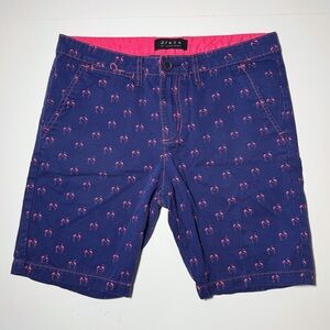 Forever 21 Men Flamingo Print Shorts